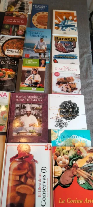 Libros de cocina. Variados.