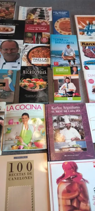 Libros de cocina. Variados.