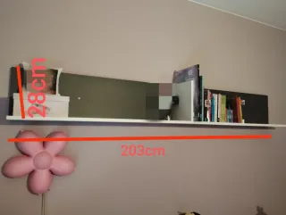 Habitación juvenil: Cama, mesita,xifonier y estant