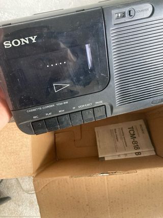 Grabadora Sony TCM-818 Cassette