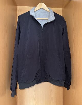 Casaco Reversível Kappa Preto/Cinza