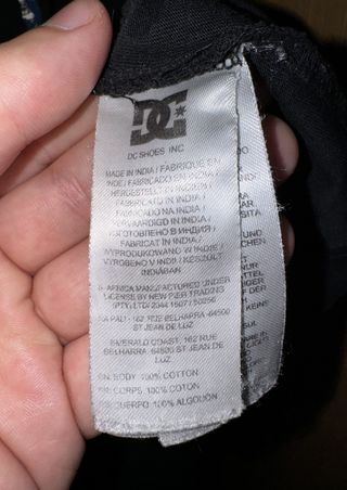 T-shirt DC Shoes Preta Gráfica