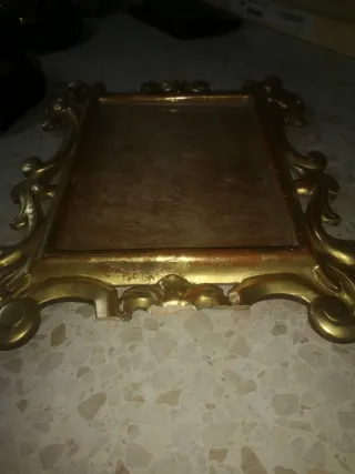 Marco antiguo madera para enmarcar