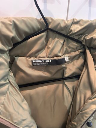 Chaquetón 3/4 Bimba y Lola verde T. M