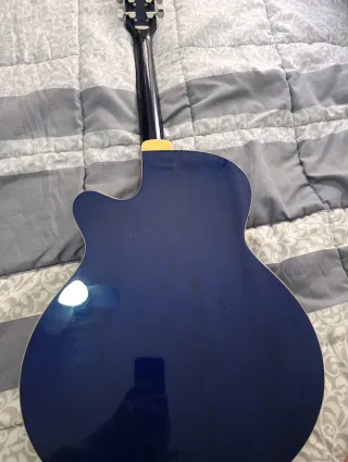 Guitarra Acústica Azul