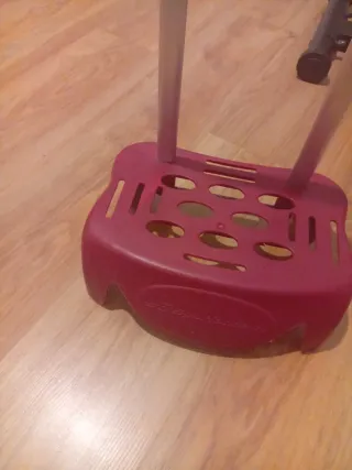 Carrito mochila burdeos