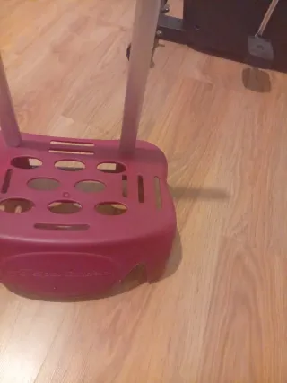 Carrito mochila burdeos