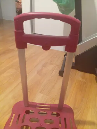 Carrito mochila burdeos