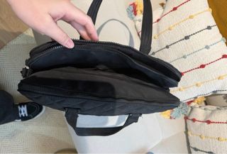 Maletín ordenador Steve Madden negro