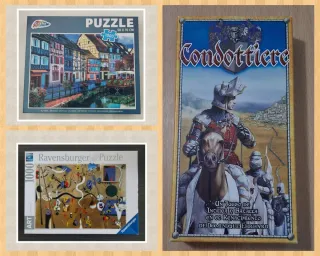 Puzzles 1000 piezas y juego Condottiere