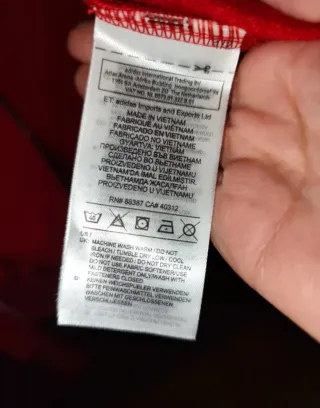 Chaqueta Adidas Roja Talla S