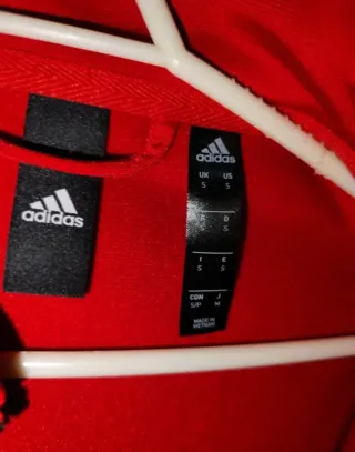 Chaqueta Adidas Roja Talla S