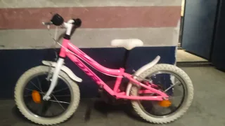 Bicicleta infantil rosa