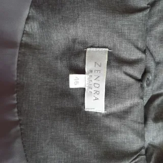 Plumífero señora gris oscuro