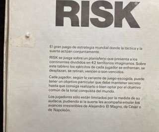 Risk Juego de Estrategia Mundial