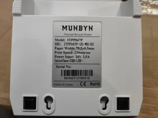 Impresora Térmica Munbyn ITPP047P #UEWHEU