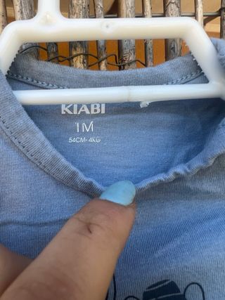 Camiseta Kiabi 1 mes