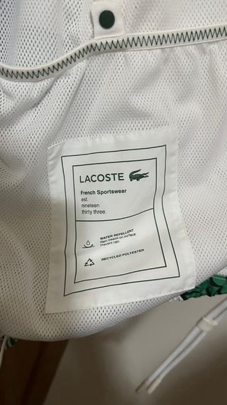 Chaqueta Cortavientos Lacoste Original