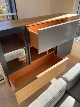 Aparador MYA madera y cristal