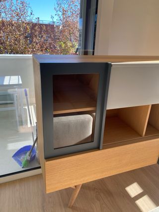 Aparador MYA madera y cristal