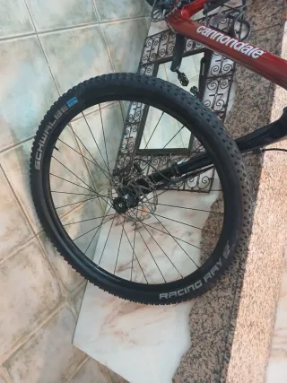 Bicicleta Cannondale Roja