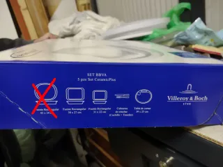Fuentes de horno Villeroy & Boch + tabla