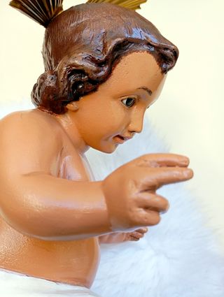 Niño Jesús Escayola Policromada