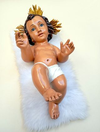 Niño Jesús Escayola Policromada