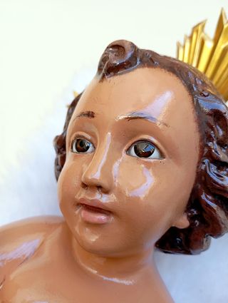 Niño Jesús Escayola Policromada