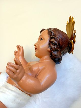 Niño Jesús Escayola Policromada