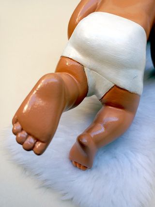 Niño Jesús Escayola Policromada