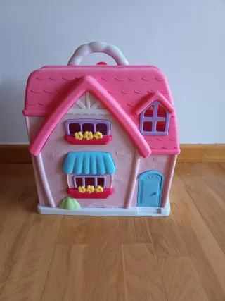 Casita Maletín Juguete Infantil Rosa