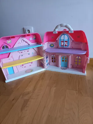 Casita Maletín Juguete Infantil Rosa