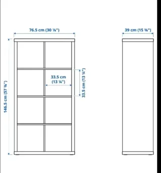 Estantería Kallax Ikea Blanca