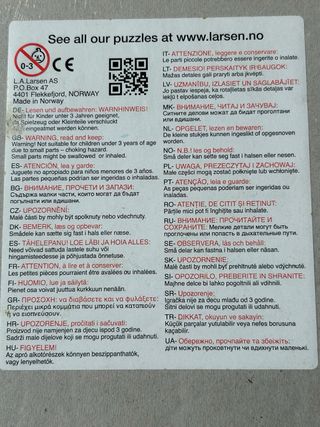 Puzzle Larsen Die Erde (El Mundo)