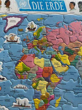 Puzzle Larsen Die Erde (El Mundo)