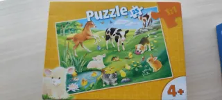 2 Puzzles Infantiles: Granja y Disney