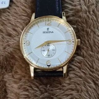 Reloj Festina Hombre Negro/Dorado