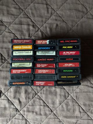 Lote 24 Juegos Atari 2600