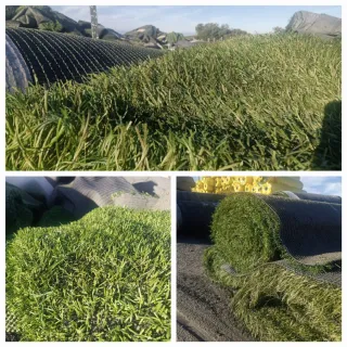 Césped artificial reciclado