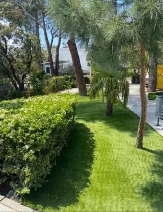 Césped artificial reciclado