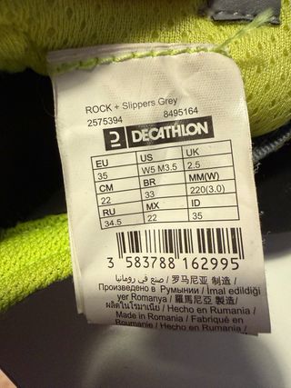 Pies de gato Decathlon niño T35