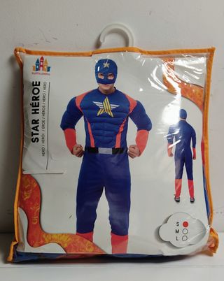 Disfraz Star Héroe Capitán America - Talla S-M y L