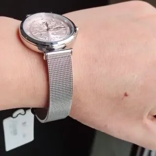 Reloj Lotus Mujer Plateado y Rosa