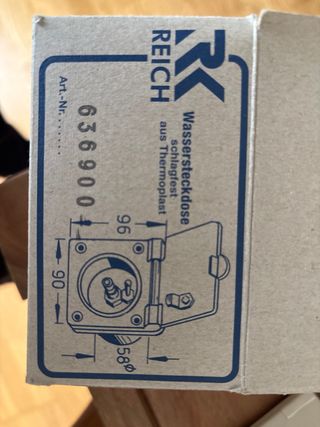 Ducha exterior Reich para autocaravana