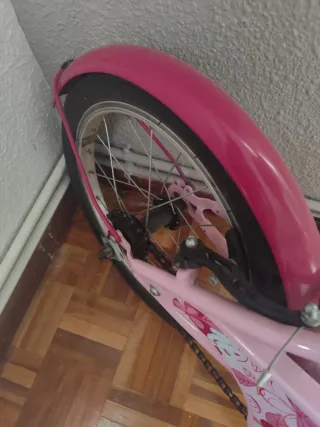 Bicicleta Infantil Rosa con Cesta