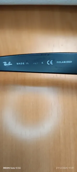 Gafas de Sol Ray-Ban Polarizadas Negras