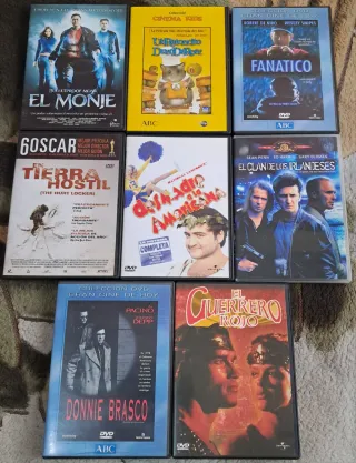 Lote 8 Películas DVD Acción/Aventura/Drama