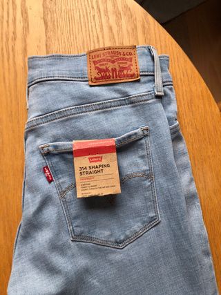 Pantalón Levis 514 Straight Fit Azul