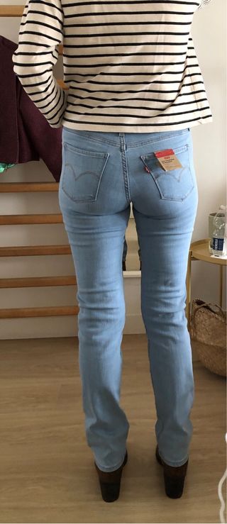 Pantalón Levis 514 Straight Fit Azul